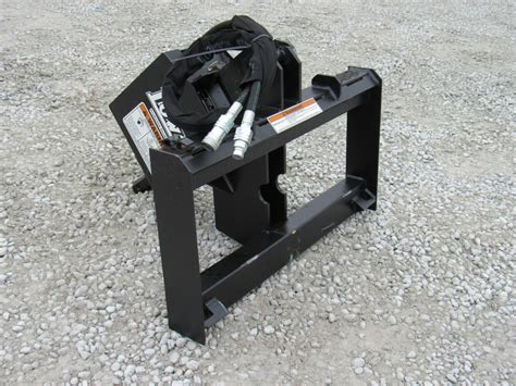 mini skid steer post hole auger|bobcat post hole digger attachment.